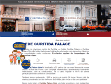 Tablet Screenshot of curitibapalace.com.br